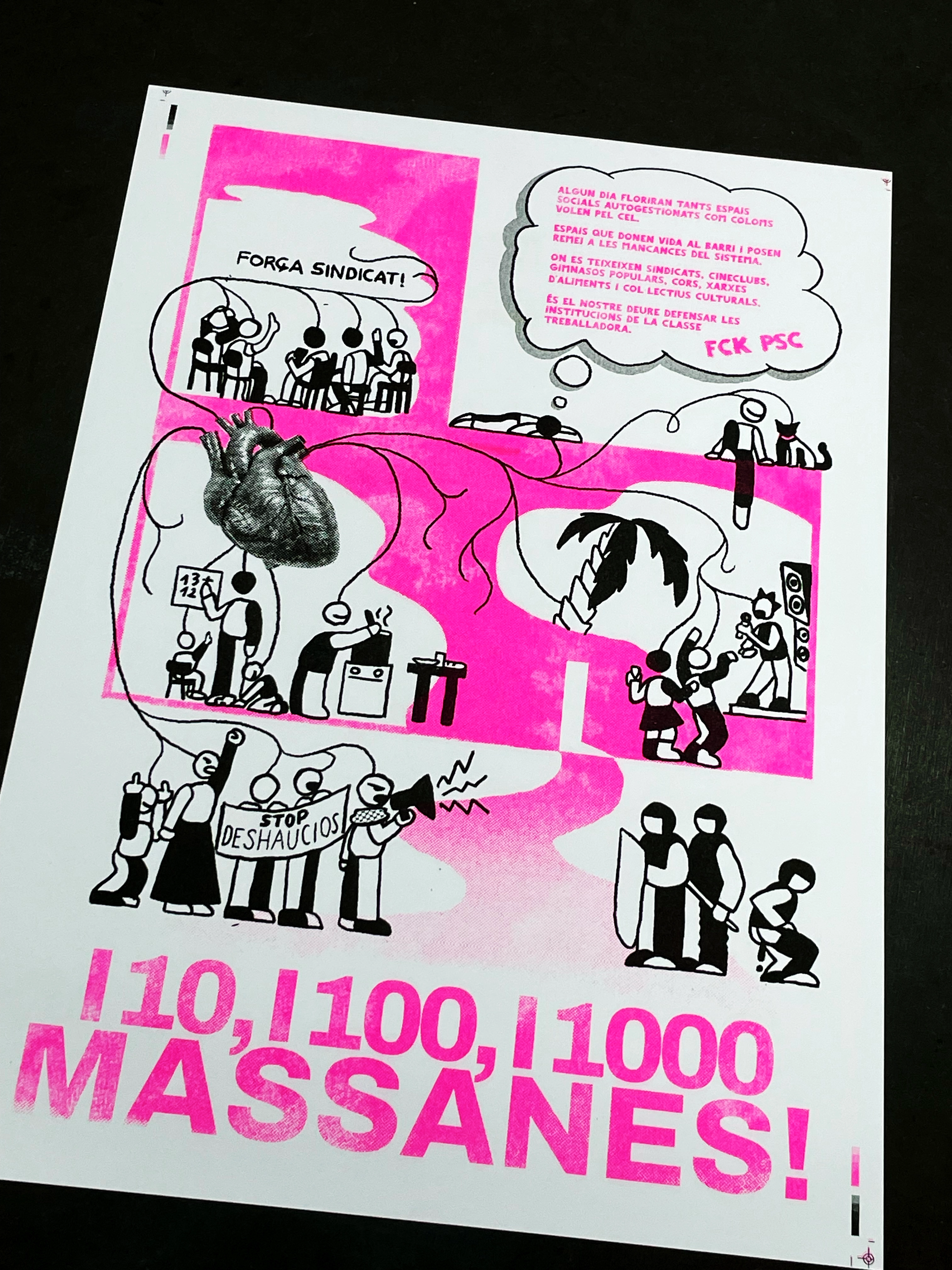 Cartell Les 1000 Massanes